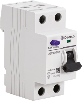 Derko 2 Kutuplu Elektronik Kaçak Akım Koruma Rölesi